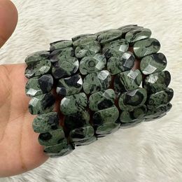 Natural Kambaba Jasper Stone Beads 1115mm Bracelet Gemstone Bangle DIY Jewellery for Woman Gift Wholesale 240104