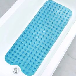 40100cm Mat Bathtub Bath PVC Large Safety Shower Nonslip Mats With Suction Cups Floor 240105