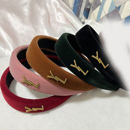 Fashionable letter headband multi-color womens letter headband hair accessories high-quality cotton headband suitable for womens yoga leisure accessories