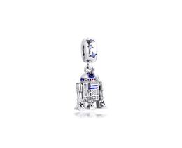 2020 selling 925 Sterling Silver Star Robot Charms Beads Fit Original Bracelet Necklaces Charm Beads Pendant for Jewelry DIY 79184311