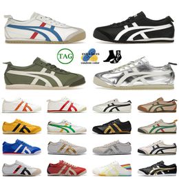 2024 New Arrival Sports Onitsukass Tiger Mexico 66 Running Shoes for Mens Women Silver Off Black White Mantle Green Cream Trainers Sneakers Eur 36-44
