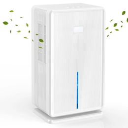 3000ML Large Capacity Dehumidifier with Defrost 2In1 Air Purifier Professional Moisture Absorbers Dryer for Home Office Room 240104