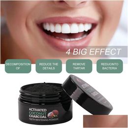 Teeth Whitening Mint Pearl Tooth Powders 50G Coconut Shell Activated Carbon Powder Drop Delivery Health Beauty Oral Dhw6Q