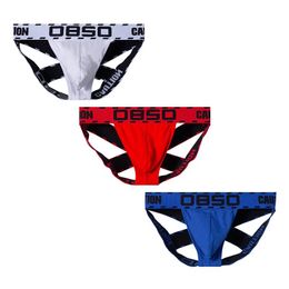 Underpants 3pcs Seamless Sexy Gay Men Underwear Thong Men Jockstrap G String Male Cotton Panties Briefs Lingerie Sissy Panties Man 2023