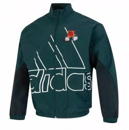 Men Jacket Coat 2024 Spring Casual Sports Windproof Woven Standing Collar Jackets Windbreaker Sportswear Man