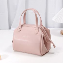 Leather Insulated Lunch Bag for Women Large Capacity Waterproof Travel Lunch Dinner Bags Pink Container Food Storage Bags 240104