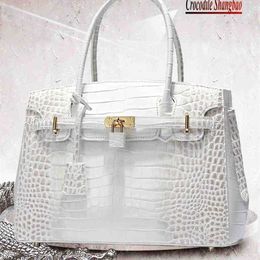 Tote Bags Designer Himalaya Crocodile Handbags New Bag Crocodile Skin Women's Bag Large Capacity Commuting Fashion Bag One Shoulder Handheld Crossbody Bag WN-KBC8