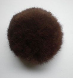 8cm round many colours Rabbit fur ball accessories whole 50pcslot pompoms fast and express shipment5524336