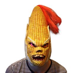 Corn Full Head Mask Scary Adult Realistic Laetx Party Mask Halloween Fancy Dress Party Masquerade Masks Cosplay Costume6791431