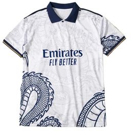 2023 2024 BELLINGHAM VINI JR Soccer Jerseys Tchouameni Football Shirt Real Madrids CAMAVINGA ALABA Rodrygo Men And Kids Kit Uniform Chinese Dragon 642