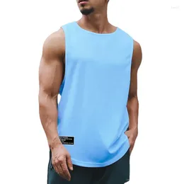 Men's Tank Tops Sleeveless T-shirt Summer Quick-drying Vest Thin Section Japanese American Basketball Sports Fitness Waistcoat Clothes