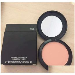 Face Powder Professional Makeup Fix Plus Foundation Fond De Teint Poudrs 15G Pressed Drop Delivery Health Beauty Dhmlt