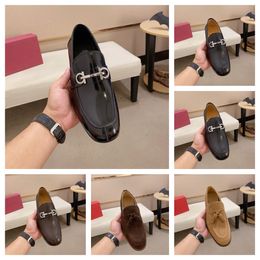 6Model Pointed Toe Canvas DRESS SHOE MEN's Black Slip On MANs OXFORDs Formal MAN SHOES Big SIZE 38-45 Wedding SHOES MEN Size 38-46