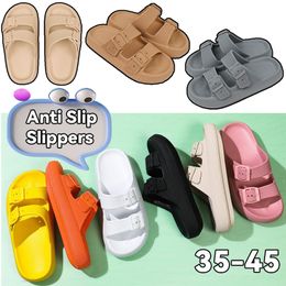 Summer Designer slides women mens sandal fluffy flat mule slides beige black pink slippers home shoes Onyx slipper pure Sand Resin Bones