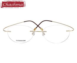 2 g Men Round Prescription Eyeglasses Graduation Lenses Light Optical Frames Rimless Titanium Glass for Women5411651