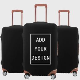 Custom Luggage Cover Travel Accessories Suitcase Protective Elastic Dust Bag Case for 1832 Inch 240105