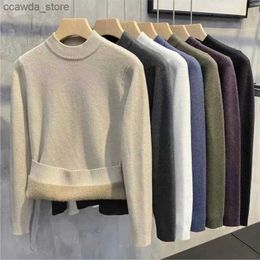 Men's Sweaters Brand Clothing Men Winter High Quality Thickened Warm Sweaters/Male Slim Fit Fashion Casual Pullover/Man Knitted Sweater S-3XL Q240105
