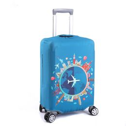 Thick Elastic Luggage Protective Cover Zipper Suit For 1832 inch Bag Suitcase Covers Trolley Travel Accessories 240105