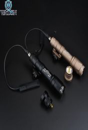 Airsoft Surefir M600 M600C Light Outdoor Hunting Tactical Rifle Scout 340lumens Flashlight Fit 20mm Picatinny Rail 210322234936500