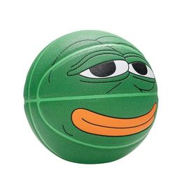 Balls Spalding Jrs X Sad Frog Pepe Co Branded Basketball Ball No.7 Gift Box For Boyfriend Camouflage 24K Black Mamba Commemorative D Dhvou