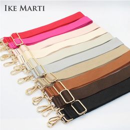 IKE MARTI Long Shoulder Bag Strap Cotton Fashion Wide Replacement for Bags Nylon Woman Messenger Accessories Straps 240105