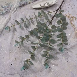 5 fork eucalyptus flower arrangement decoration silk flower home decoration money leaf home silk flower FJW