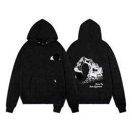 Representhoodie Designer Original Quality Mens Hoodies Sweatshirts Autumn Trendy Brand Excavator Print Casual Loose Couple Trendy Hoodie