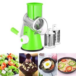 Vegetables Slicer Manual Rotary Cheese Grater Multifunctional Rotary Mandoline Vegetable Cutter Potato Slicer Kitchen Gadget 240104