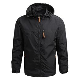 Winter Jacket Fashion Coat Hoodies Camping Hiking Mens Casual Waterproof Windbreaker Men Outerwear Clothes 240105