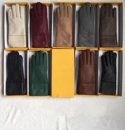 Fashion High Quality Ladies Fashion Casual Leather Gloves Thermal Gloves Women039s wool gloves in a variety of colors7250983