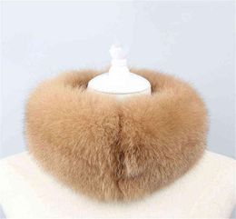 2020 Real Fox Fur Collar Women039s Fur Scarf Winter Neck Warmer Clothing Accessories T2208027632250