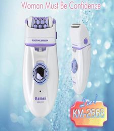 2 in 1 Lady Epilator with tweezer Shaving Head hair removal for women face underarm bikini line leg no pain hair clipper shaver7961704