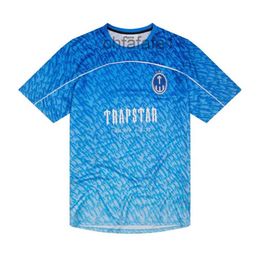 Men's T-shirts Limited New Trapstar London T-shirt Short Sleeve Unisex Blue Shirt for Men Fashion Harajuku Tee Tops Male t Shirts Y2k G230307 4A4E