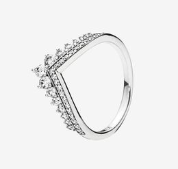 Princess Wish Ring Women Wedding Jewellery with Original box for 925 Sterling Silver CZ Diamond Rings set High quality3148930