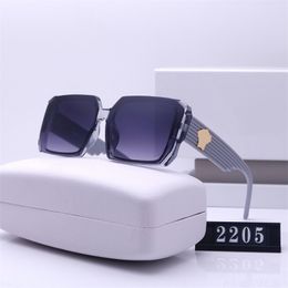 Designer UV Eyeglasses Mens Sunglasses Beach Drive Sun Glasses For Women Goggles Rectangle Full Frame Fashion Sonnenbrillen H2205