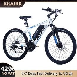 Bikes 350W Electric Bike 36V 10.4Ah Removable Battery 25km/h Max Speed Electric Bicycle 26 inch Tyre Mens MTB Mountain eBike for AdultL240105