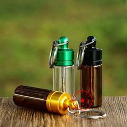 Smoking Herb Tobacco Spice Miller Dabber Telescoping Spoon Storage Glass Bottle Stash Seal Case Pocket Pill Jars Snuff Snorter Sniffer Snuffer Pipes Holder