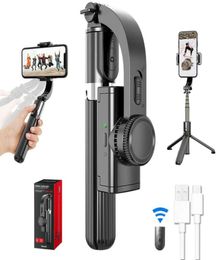 Gimbal Stabiliser 360° Rotation Selfie Stick Tripod with Bluetooth Wireless Remote Portable Phone Holder Auto Balance8182986