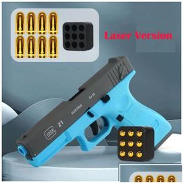 Gun Toys Toy Colt Matic Shell Ejection Pistol Laser Version For Adts Kids Outdoor Games Drop Delivery Gifts Model 002