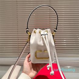 Mini Shoulder Bags designer bag woman handbag crossbody bag Embroidery Bucket String Tote Leather