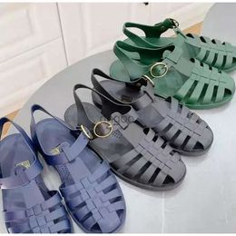 classic Men Shoes Black Green Flat Sandal Mens Flat Bottom Slides Classics Designers Shoe New Style Summer Gladiator Sandals