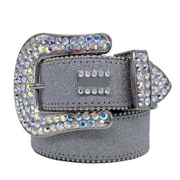 Designer Belt Women Men Belts Fashion Real Leather Rivet Belt Needle Buckle Punk Style Strap With Rhinestone Diamons247w