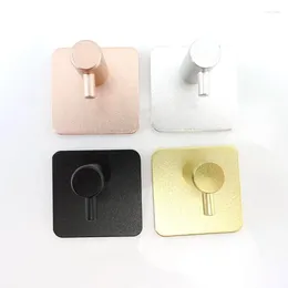 Bath Accessory Set Black Gold Colour Self Adhesive Wall Door Towel Clothes Hook Key Rack Kitchen Hanger Aluminium Robe Home T1