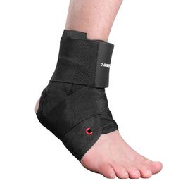 1 pcs Adjustable Bandage Sports Foot Anklet Wrap Ankle Brace Support Elastic Splint for Guard Sprains Injury Protector 240104