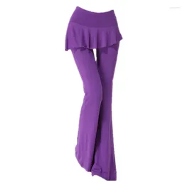 Women's Pants Fashion Square Dancing Pantskirt WomenTrousers Summer And Autumn Latin Dance Theatrical Makeup Costume Skirt