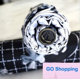 Classic Style Sun Umbrellas Camellia Sun-Proof Uv Protection Sun Umbrella Gift Net Popular Brand Wholesale