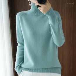 Women's Sweaters Warm Sweater Women Turtleneck Winter White Ladies Cashmere Pullover Female