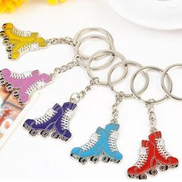 Keychains For Women Brand Key Ring Creative Roller Skates Car Holder Chaveiros Sports Chain Shoe