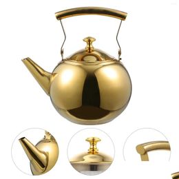 Dinnerware Sets Stainless Steel Tea Kettle Stove Teapot Water Boiling Container With Handle And Infuser For Fast Heat Drop Delivery Ho Otjuq