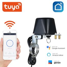 Tuya WiFi Water Gas Shutoff Controller Support Alexa Google Assistant Smart Wireless Control Tuay Smart Life App 240104